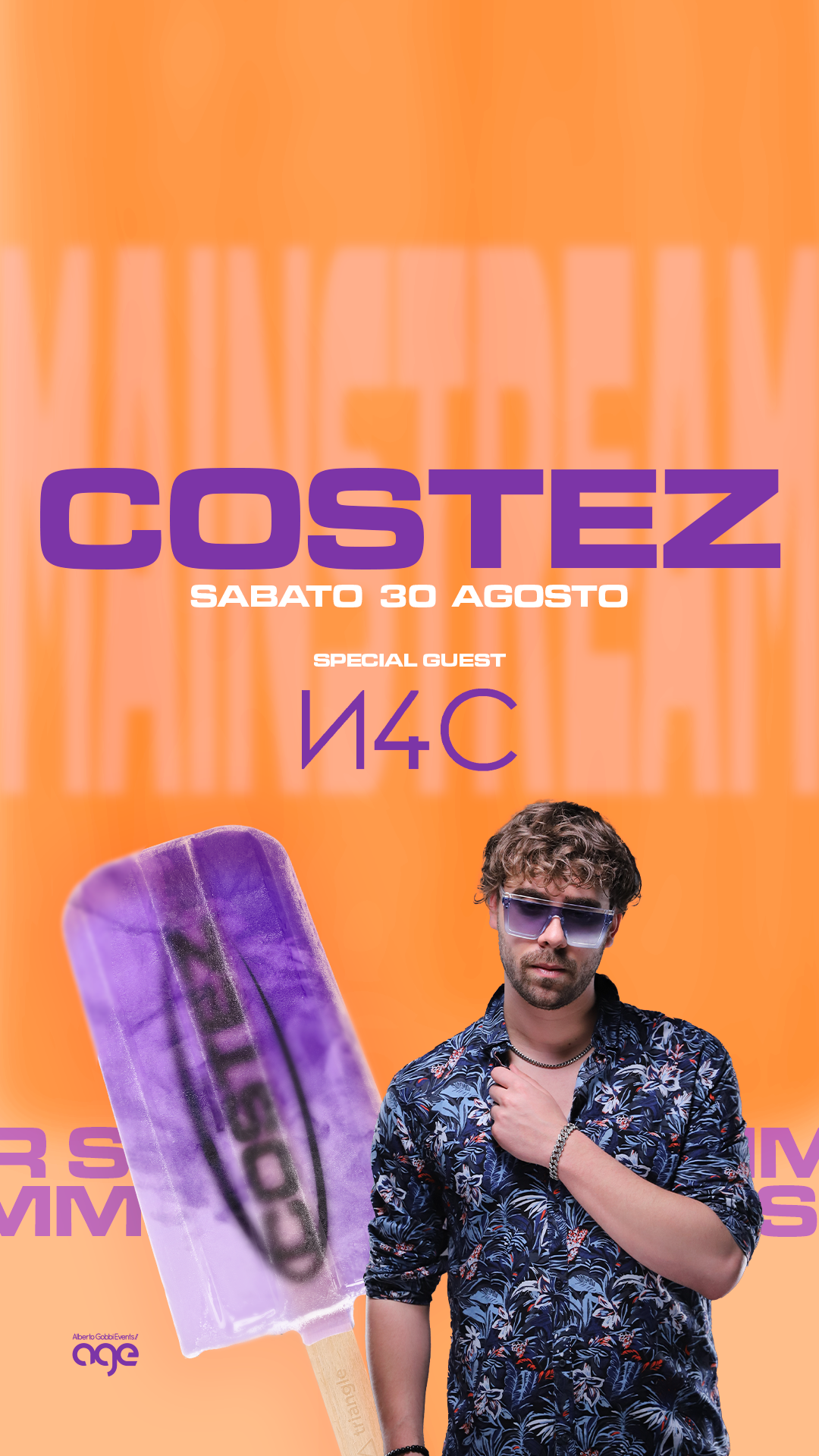 Sabato MAINSTREAM w/ N4C flyer
