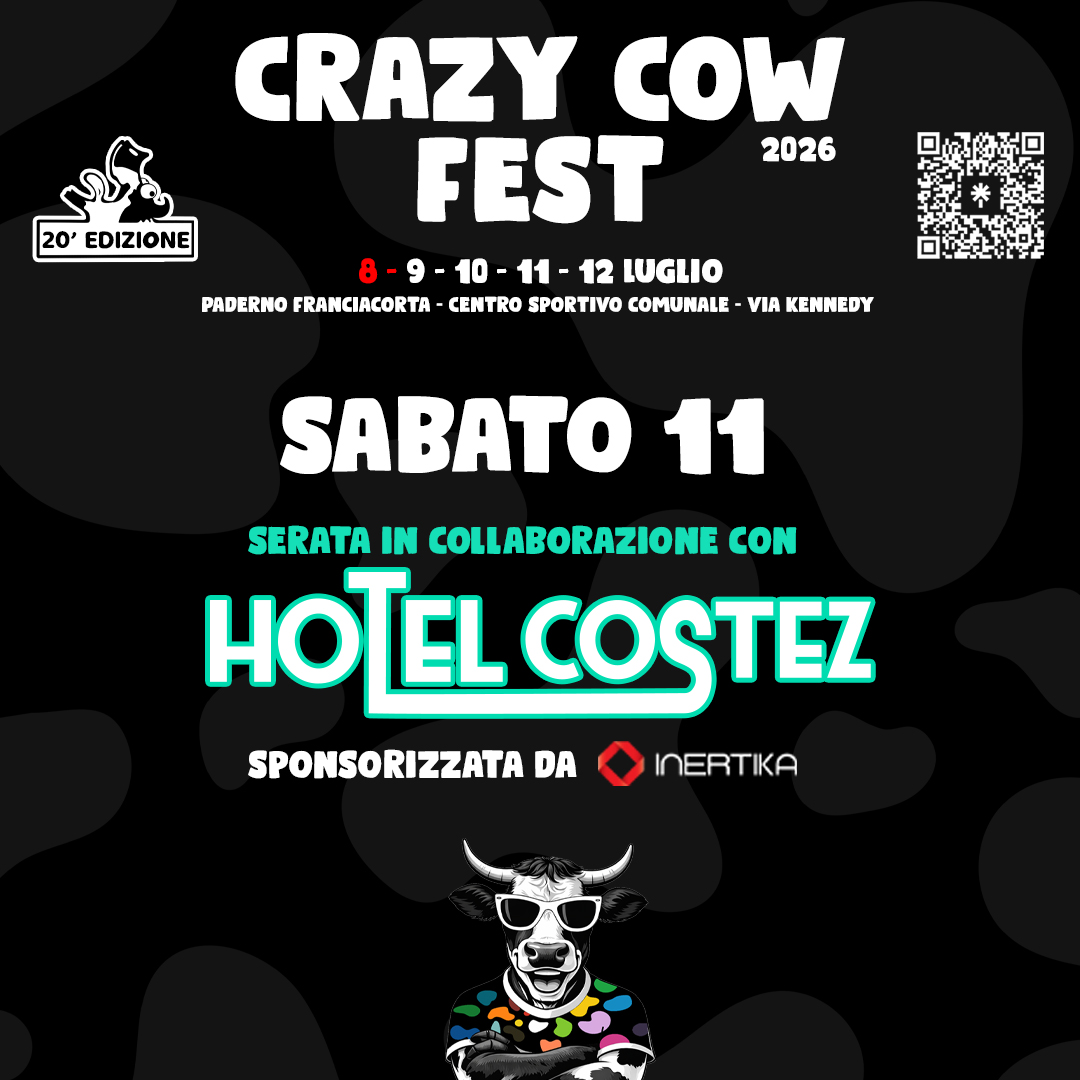 Crazy Cow Fest feat Costez flyer