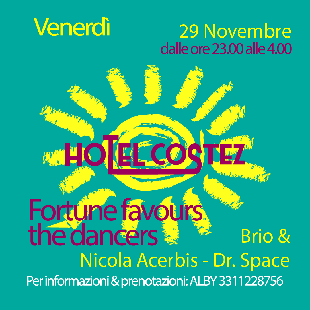 venerdì: fortune favors… flyer