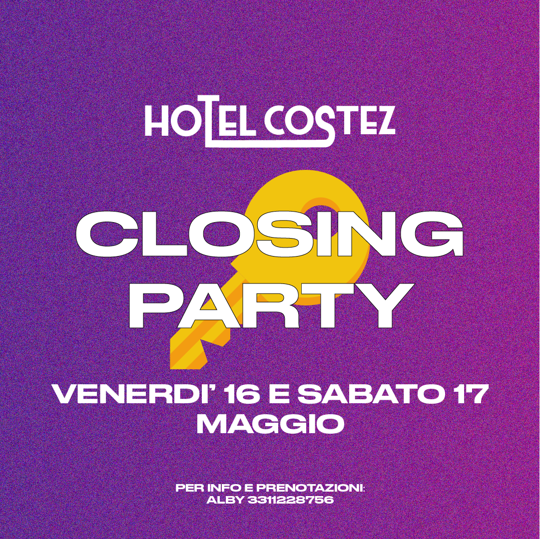 venerdì: fortune favors…CLOSING PARTY flyer
