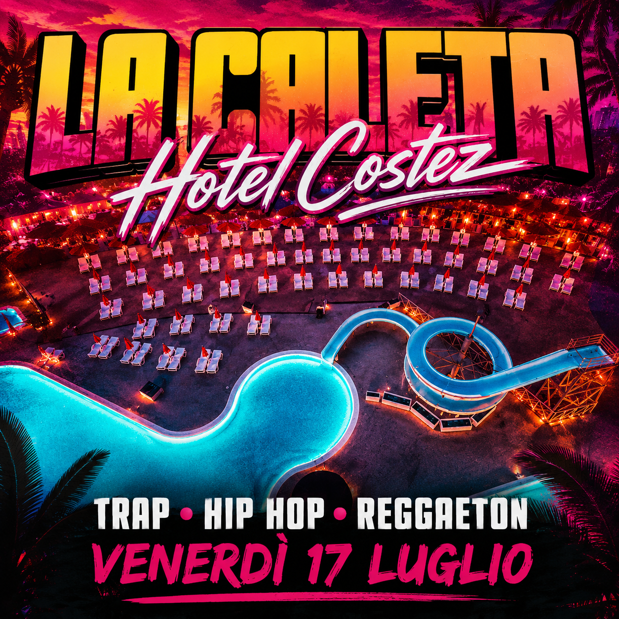 Trap Hip Hop Reggaeton flyer