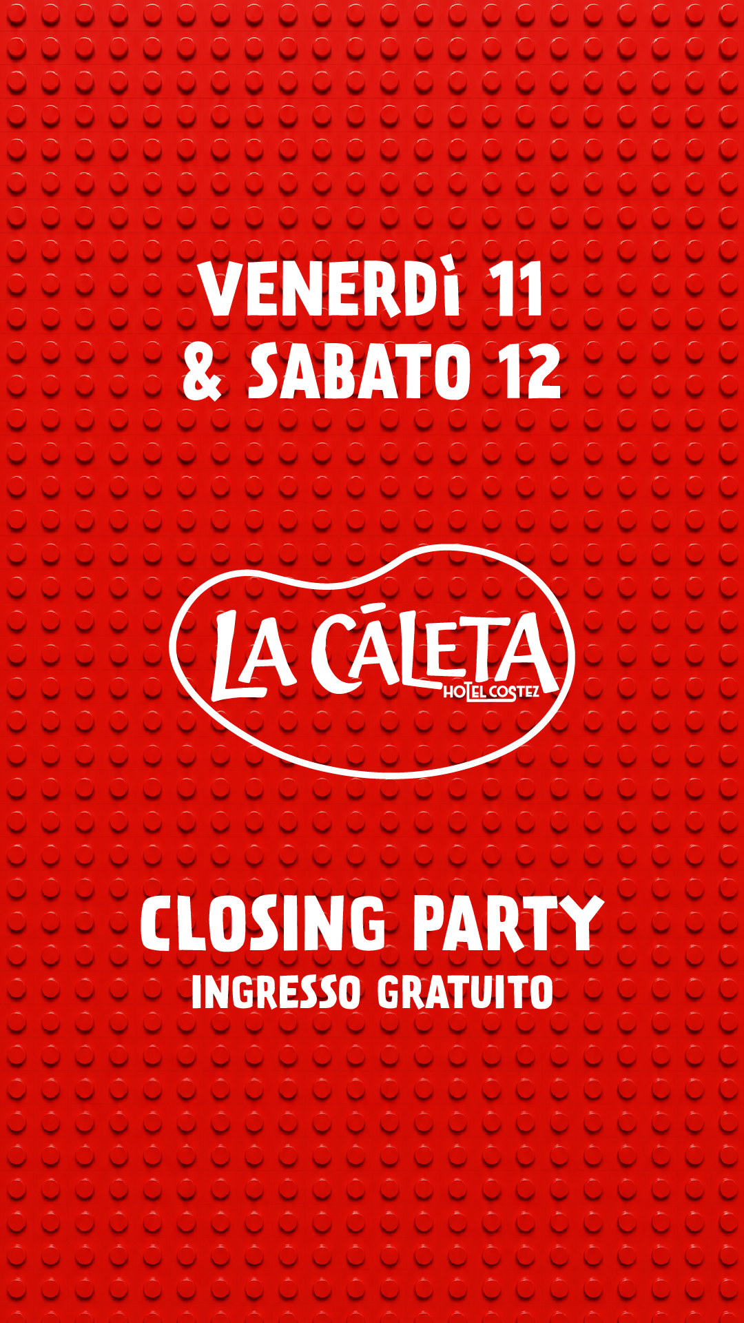 Closing Party La Caleta flyer