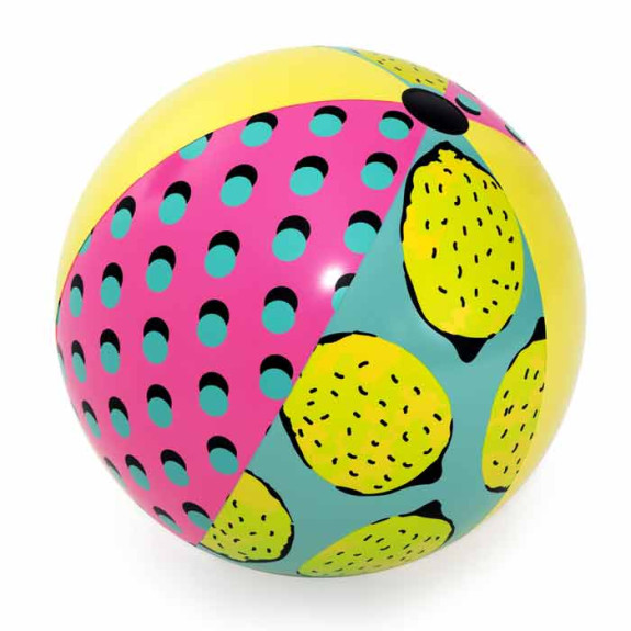 BWAY BEACH BALL RETRO FASHION 122 CM