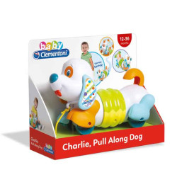 Clementoni Pull Along Dog for Baby Toddlers