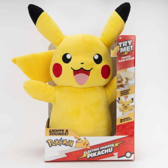 POKEMON FEATURE DLX PLUSH PIKACHU 11IN