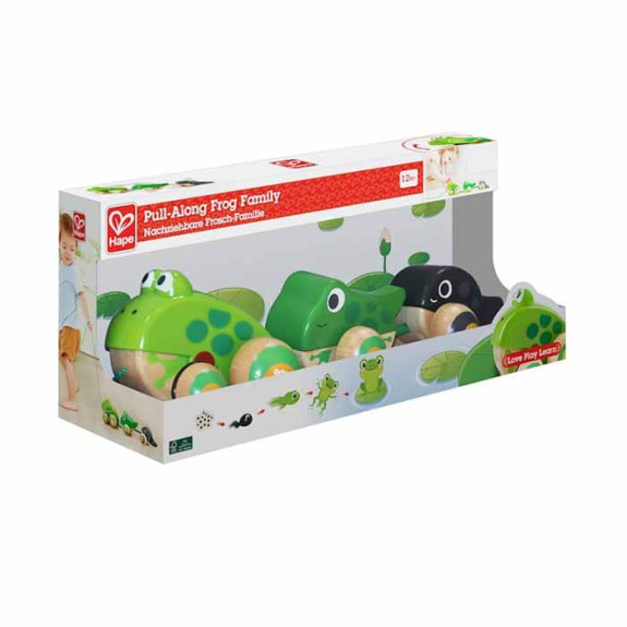 Pull-Along Frog Family