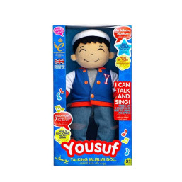 Desi Dolls: Talking ‘Yousuf' Muslim Boy Doll (English/ Arabic)