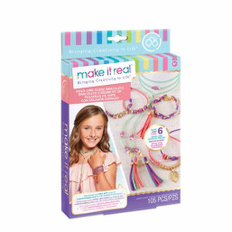 Make it real- Gold Link Suede Bracelets