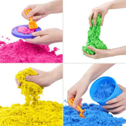 S001-OOSH-SMART SAND-MEDIUM FOIL BAG Smart Sand 500g,2Facing8pcs/PDQ,8pcs/CTN,No Inner,STD Color Assortment