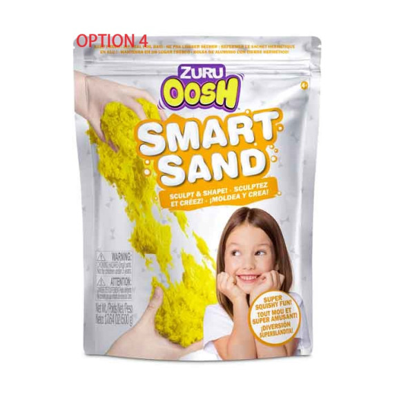S001-OOSH-SMART SAND-MEDIUM FOIL BAG Smart Sand 500g,2Facing8pcs/PDQ,8pcs/CTN,No Inner,STD Color Assortment