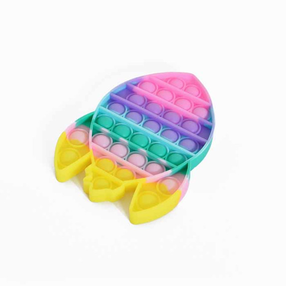 Fidgets: Silicone macarone rocket pioneer