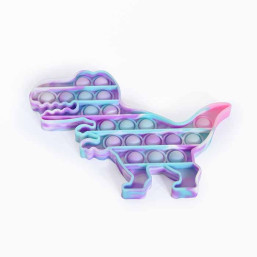 Fidgets: Camouflage dinosaur - Blue Pink