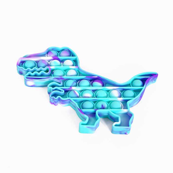 Fidgets: Camouflage dinosaur - Blue