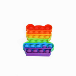 Fidgets: Silicone colored bear pioneer