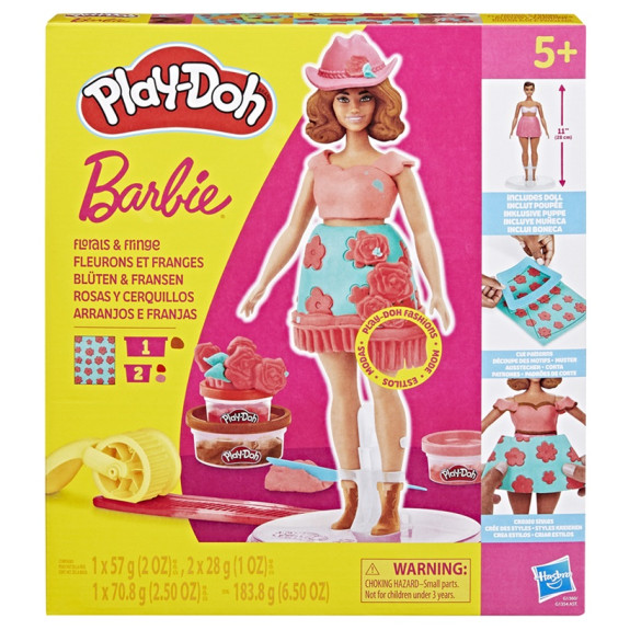 Play-Doh BARBIE FLORALS AND FRINGE