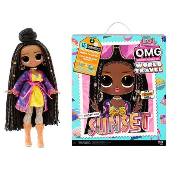 L.O.L. Surprise! OMG World Travel Fashion Doll - Sunset