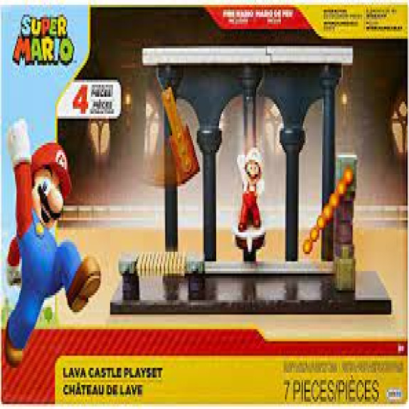 Nintendo 2.5" Lava Castle Playset