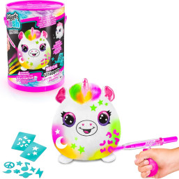 Airbrush Plush - Neon Squish Pals Paint Can