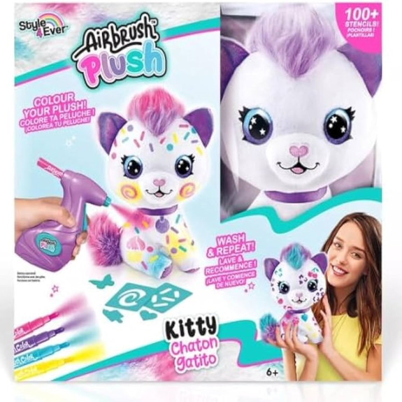 Airbrush Plush - Kitty
