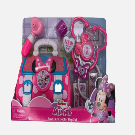 Disney-Minnie Mouse Bow-Care Doctor Bag Set