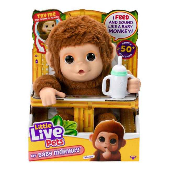 Little Live Pets My Baby Monkey PLUSH