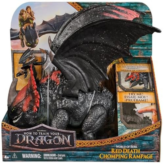 HTTY Dragon Movie Red Death Chomping Rampage