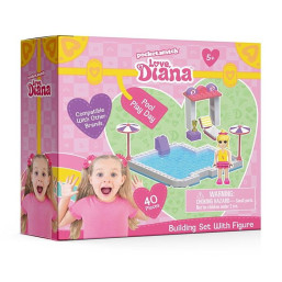 LOVE DIANA CONSTRUCTION STARTER SET - POOL PLAY SET