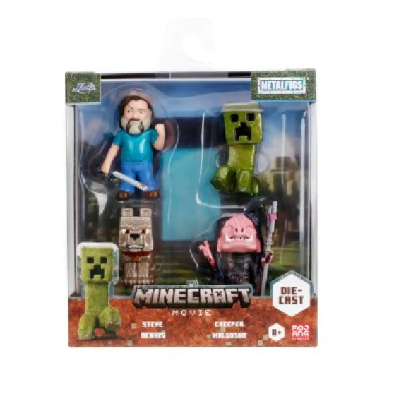 Minecraft Movie 4-Pack 2.5" Figures