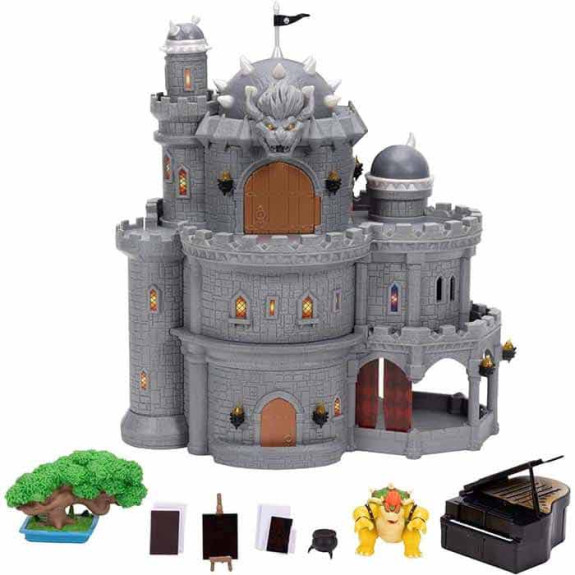 Super Mario2 Movie Dlx Bowser Castle Playset