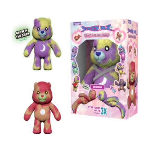 MAXI Stretchapalz character - TIE DYE BEARS SERIES