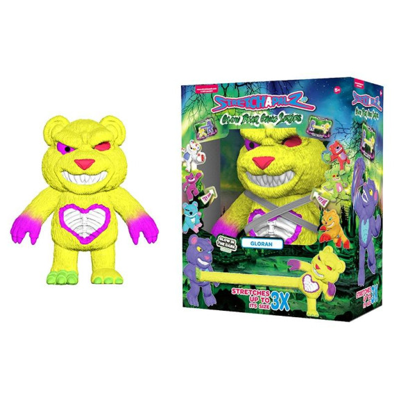 MAXI Stretchapalz 24cm character - GLOW BEAR GANG SERIES