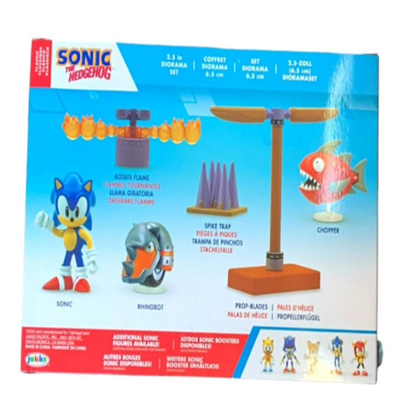 Sonic 2.5" Flying Battery Zone Diorama Set Wave #2