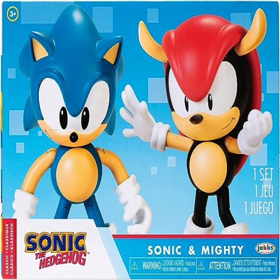 Sonic 4" Fig 2-Pack Classic Sonic & Mighty
