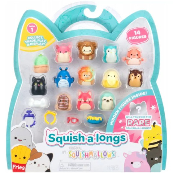 SQAL Squish-a-longs 14 Pack Asst