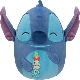 SQK - Little Plush (8" Disney Stitch Holding Scrump)