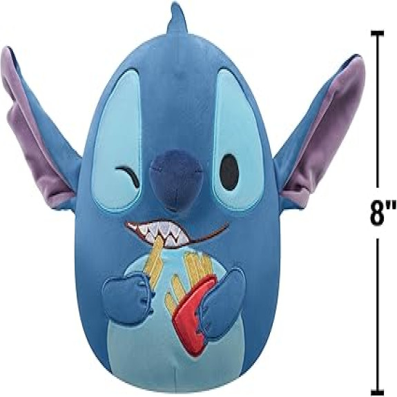 SQK - Little Plush (8" Disney Stitch Holding French Fries)