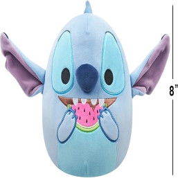 SQK - Little Plush (8" Disney Stitch Holding Watermelon)