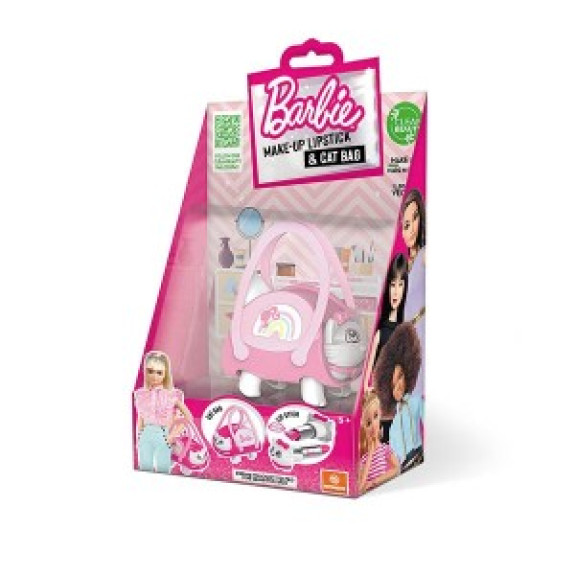 Barbie Lipstick and Cat bag