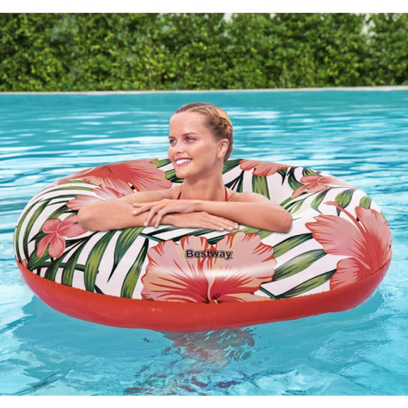 Swim Ring 47" Palms Red