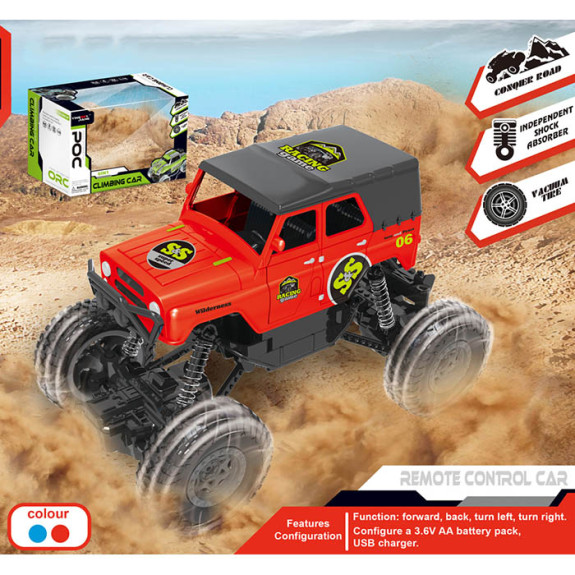 RC Car : Climbing Car Red