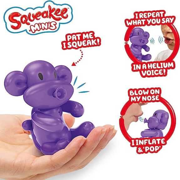 SQUEAKEE MINIS S1 SGL PK - MONKEY
