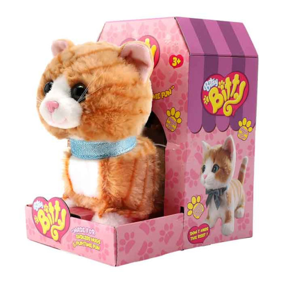 Bitsy Bitty Interactive Cat (Brown)