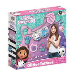 Gabby's Dollhouse Glitter Tattoos