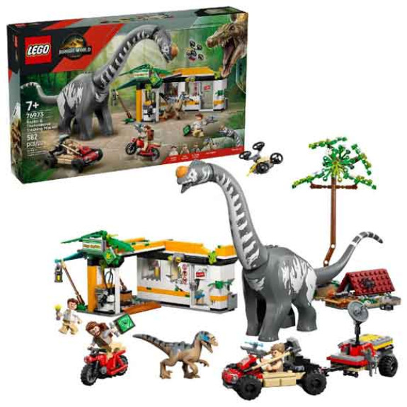 Lego 76973 Raptor & Titanosaurus Tracking Mission