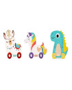 Little Tikes Wooden Critters Racer Asst - Unicorn