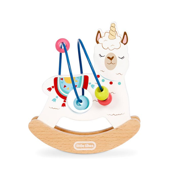 Little Tikes Wooden Critters Busy Beads Asst - Liama
