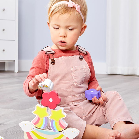 Little Tikes Wooden Critters Balancing Toy Asst - Unicorn