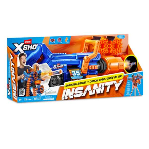 X-Shot Insanity-Mad Mega Barrel