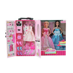 Doll set: Alisa in a Gown Dress