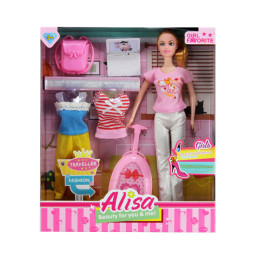 Doll set: Alisa The Traveller